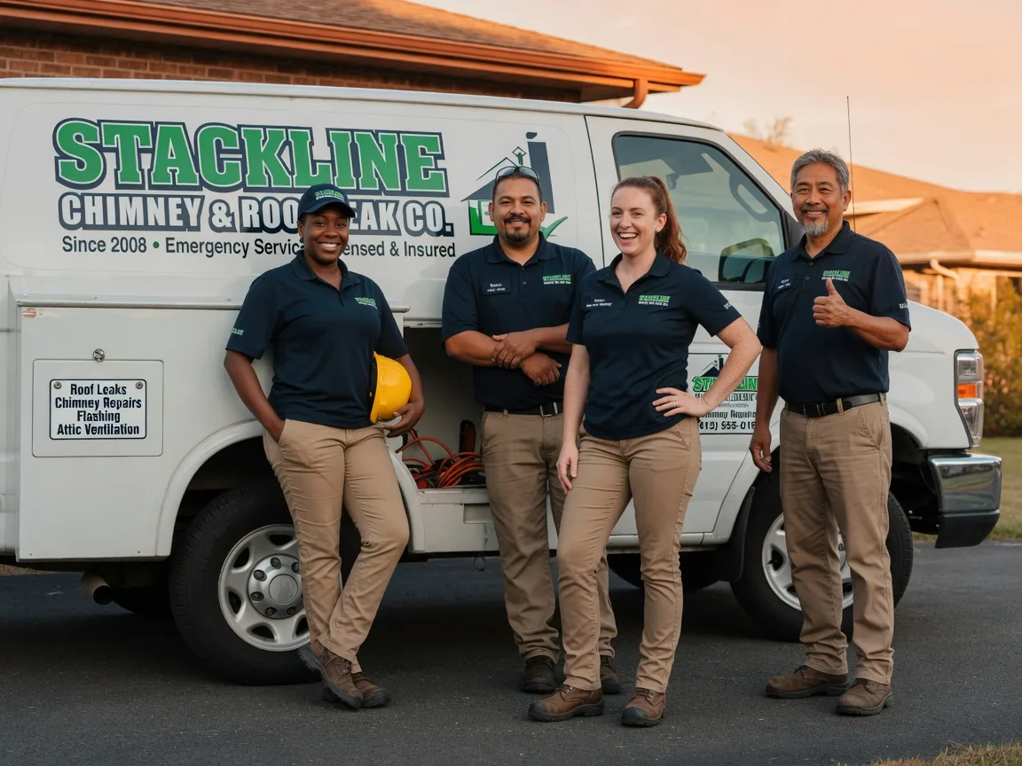 Chimney flashing repair company in Marine City, MI
